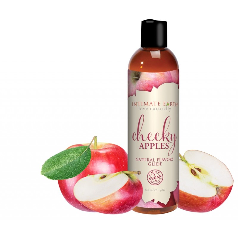 Intimate Earth Cheeky Apples Water Based Flavoured Lubricant 120ml